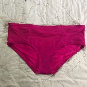 Aerie Pink Bikini Bottoms Hi-Rise Size M